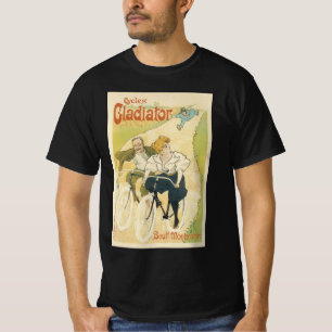 Camiseta Arte Antiguo Modernista, Bicicletas Gladiator Cycl