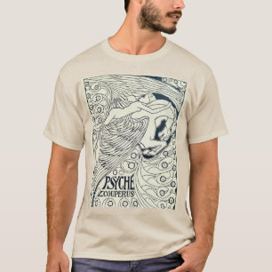 Camiseta Arte Antiguo Modernista Psique en Caballo Alado Pe