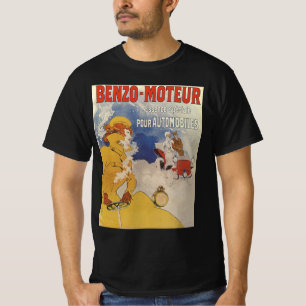 Camiseta Arte Antiguo Moderno, Benzo Moteur por Jules Chere
