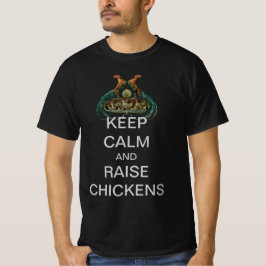 Camiseta Arte Antiguo Moderno, Gallinas, Gallos
