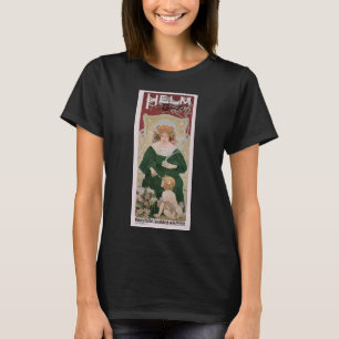 Camiseta Arte Antiguo Nouveau Helm Cacao por Privat Livemon