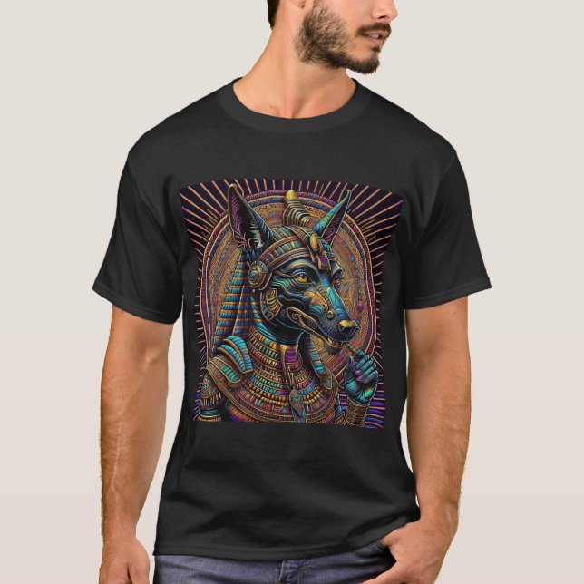 Camiseta Arte Anubis Egipcio (Anverso)