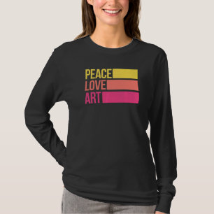 Camiseta Arte Artesanía Teacher Artista Paz Amor