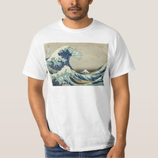 Camiseta Arte asiático - la gran onda de Kanagawa