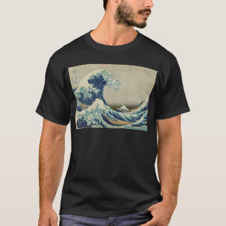 Camiseta Arte asiático - la gran onda de Kanagawa