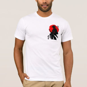 Camiseta Arte Audaz de Samurái para Fanáticos de las Artes