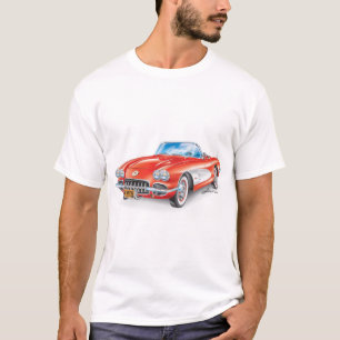 CAMISETA ARTE AUTOMÓVIL ELEGANTE DE VETTE