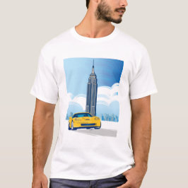 CAMISETA ARTE AUTOMÓVIL ELEGANTE DE VETTE
