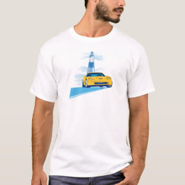 CAMISETA ARTE AUTOMÓVIL ELEGANTE DE VETTE