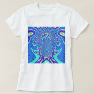 Camiseta Arte azul moderno