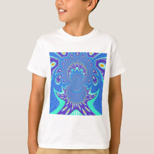Camiseta Arte azul moderno