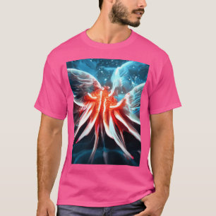 Camiseta Arte azul rojo
