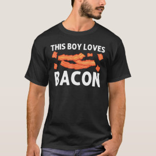 Camiseta Arte Bacon De Guay Para Niños Brotes De Cerdo