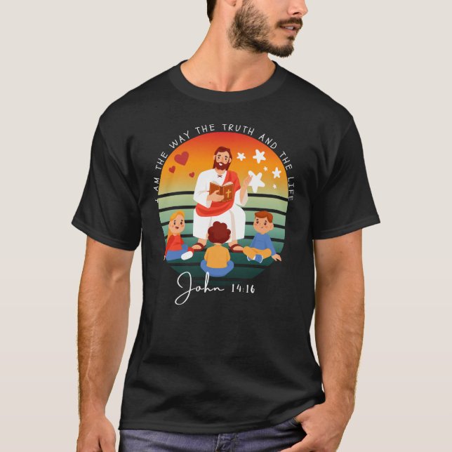 Camiseta Arte bíblico contra arte (Anverso)
