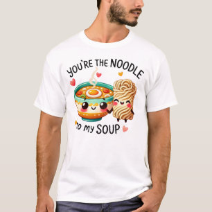 Camiseta Arte Bonito de Ramen y Fideos