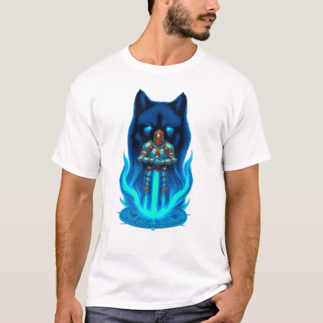 Camiseta Arte Botánico Celestial a Mano Texturizado Luna y  (Anverso)