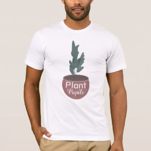 Camiseta Arte botánico masculino de plantas de interior