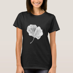 Camiseta Arte botánico zen lindo Arte floral japonés Ginkgo