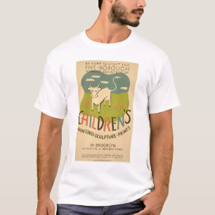 Camiseta Arte Brooklyn de los niños WPA 1938