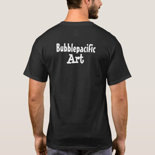 Camiseta Arte bubblepacífico (Reverso)