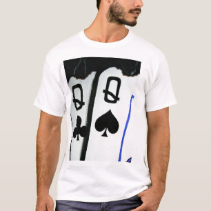 Camiseta Arte caliente del póker de las señoras del Queen