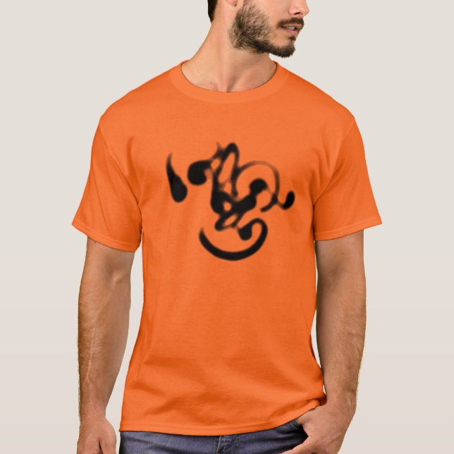 Camiseta arte caligráfico (Anverso)
