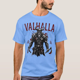 Camiseta Arte callejero de guerrero vikingo de Valhalla – M