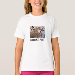 Camiseta Arte callejero de los peces Personalizados de Las 