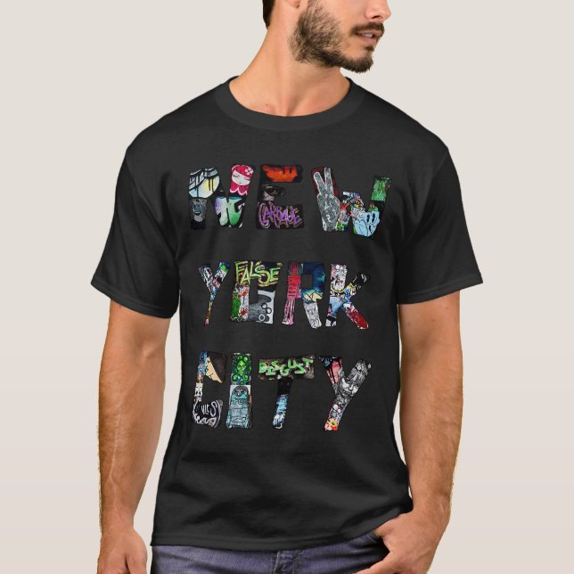 Camiseta Arte callejero de Nueva York (Anverso)