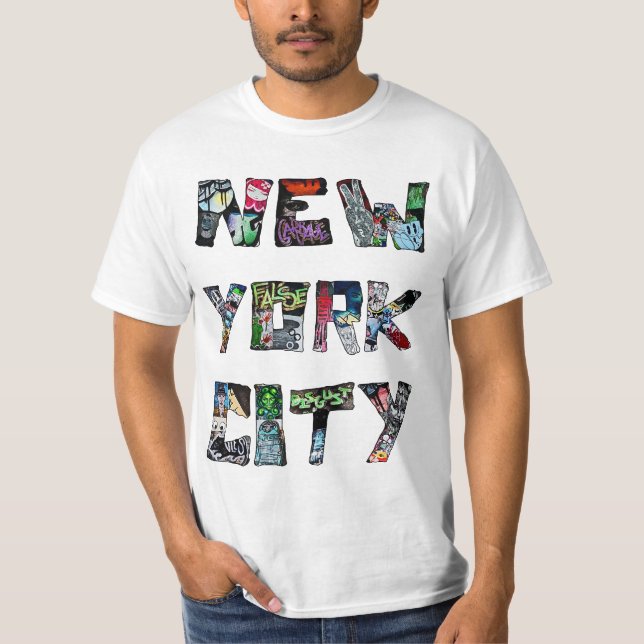 Camiseta Arte callejero de Nueva York (Anverso)