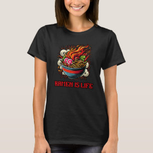 Camiseta Arte callejero de Ramen japonés picante