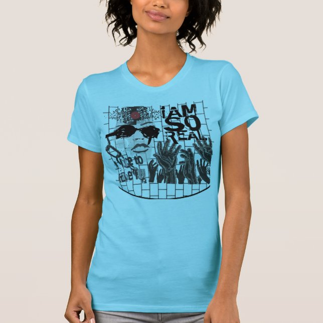 Camiseta arte callejero tan real (Anverso)