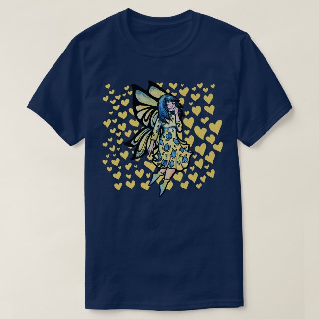 Camiseta Arte-camiseta de hadas (Diseño del anverso)
