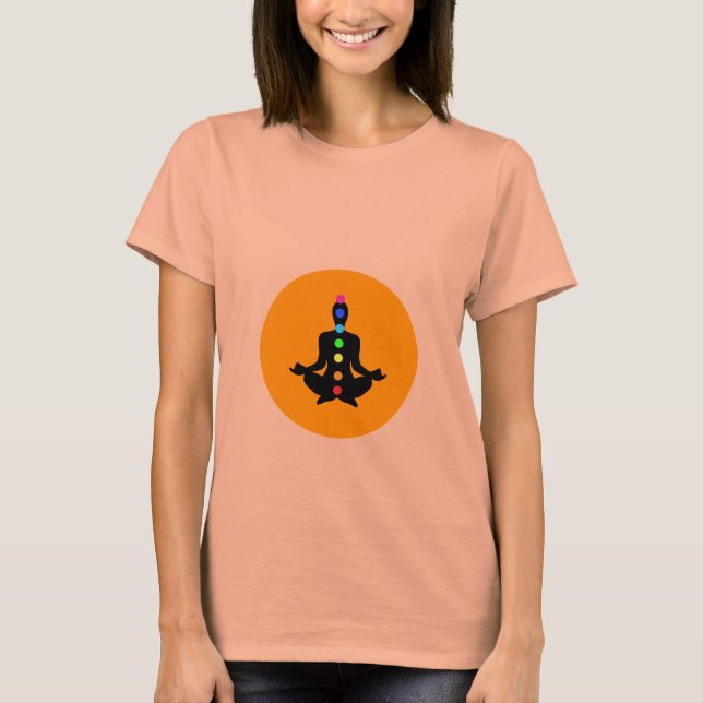Camiseta Arte Chakra - Camisas de yoga (Anverso)