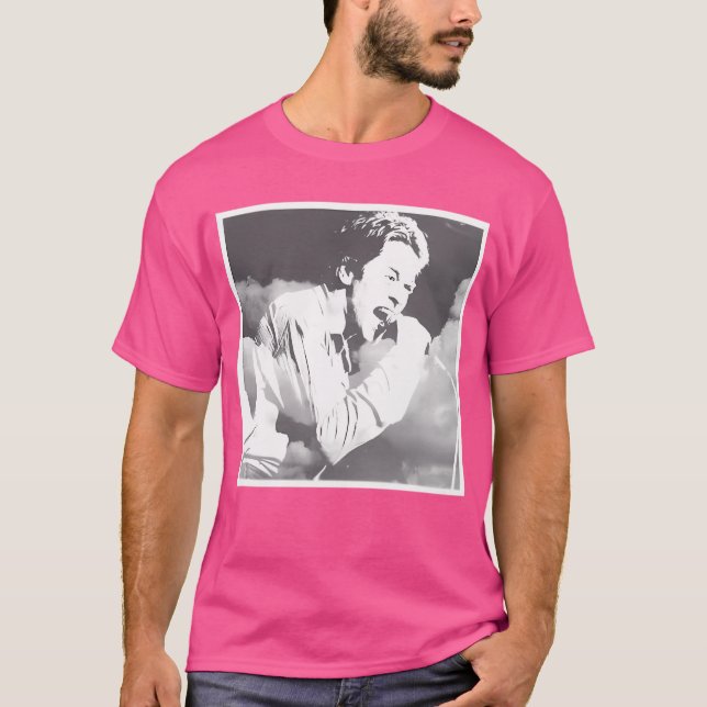 Camiseta Arte Clasicaestético Robert Palmer Para Los Fans (Anverso)