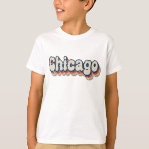 Camiseta Arte Clásico Chrome City Classic de Chicago Illino