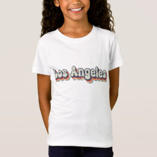 Camiseta Arte Clásico de la Ciudad del Cromo de Los Ángeles