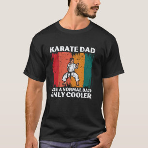 Camiseta Arte clásico retro de karate para papá hombres kar