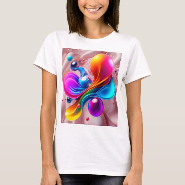Camiseta Arte Colorido  (Anverso)