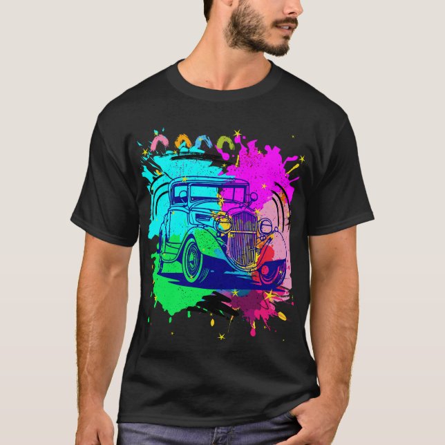 Camiseta Arte colorido (Anverso)