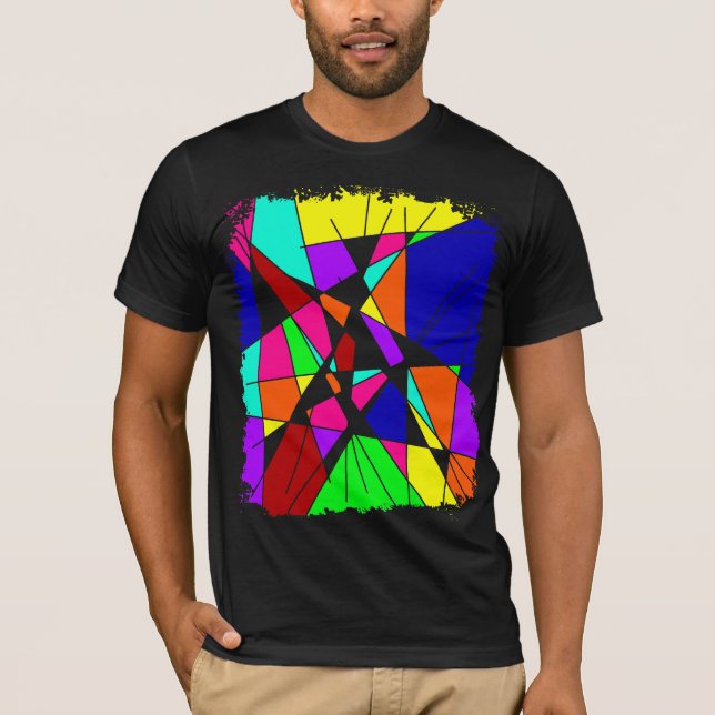 Camiseta Arte colorido del poder (Anverso)