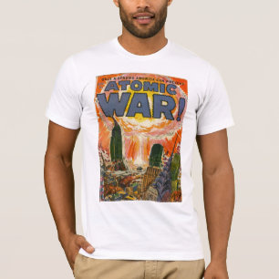 Camiseta Arte cómico de la época dorada - guerra atómica