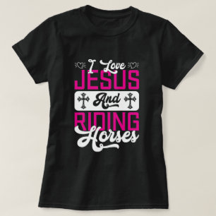 Camiseta Arte con palabras de caballos de Jesús lindo