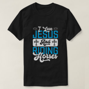 Camiseta Arte con palabras de caballos de Jesús lindo
