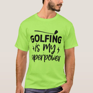 Camiseta Arte con palabras de superpoderes divertidos de go