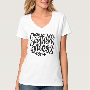 Camiseta Arte con palabras divertidas y dulces del sur deso