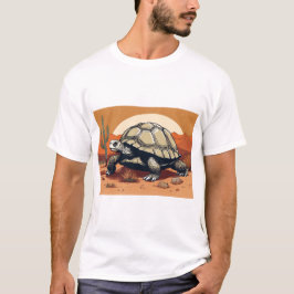 Camiseta Arte conceptual de una enorme tortuga en el Shrubl
