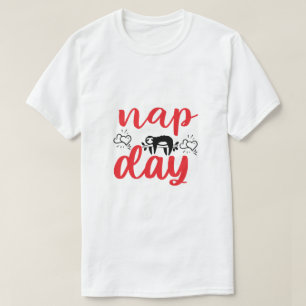 Camiseta Arte Creativo de estilo rojo y negro