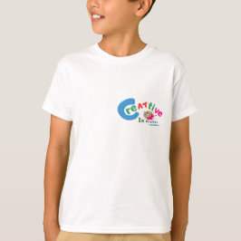 Camiseta Arte Creativo en Progreso Cita Artística Colorida