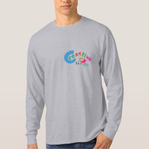 Camiseta Arte Creativo en Progreso Colorido